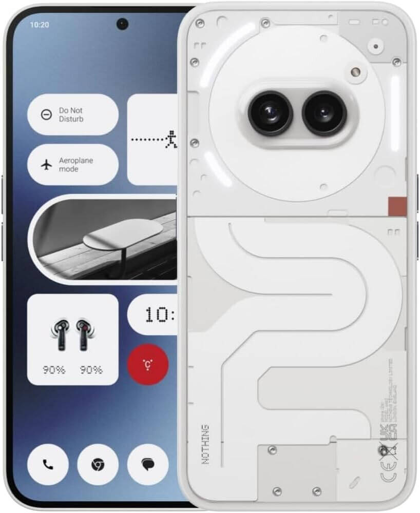 Nothing 2A Mobile Phone, 6.7" Flexible AMOLED Display, Mediatek Dimensity 7200Pro, 12GB RAM, 256GB Storage, 50MP Dual Camera, 5G Dual SIM, 5 price in Qatar - PhoneCart
