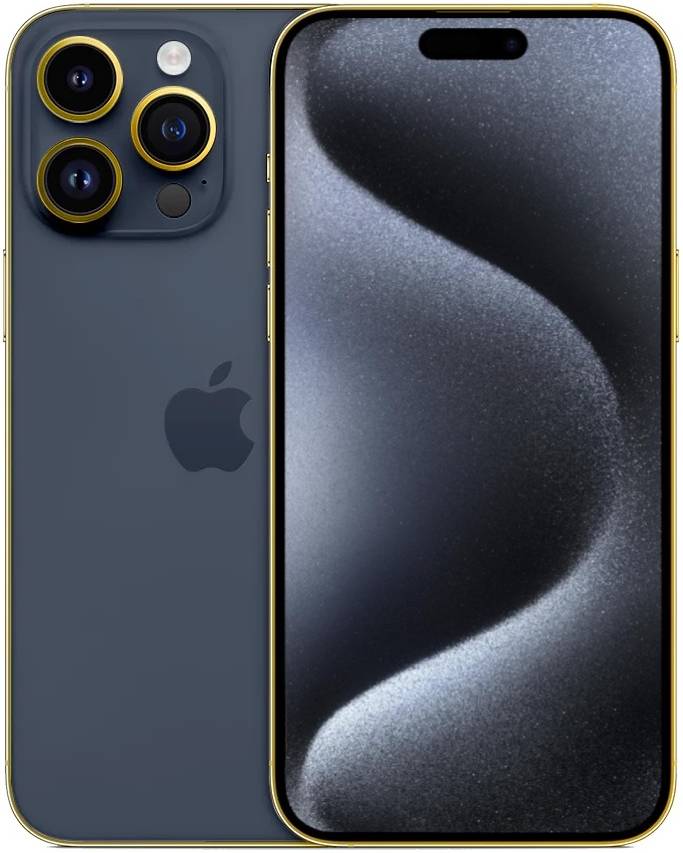 Caviar iPhone 15 Pro Max Luxury 24k Gold Plated Frame Customized Mobile Phone, 6.7" Super Retina XDR Display, A17 Bionic Chip, 512GB Storage price in Qatar - PhoneCart