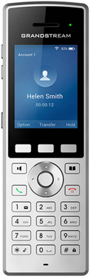 Grandstream Cordless Wi-Fi IP Phone with Integrated Dual-Band 802.11a/b/g/n/ac and 8-hour Talk Time, Bluetooth, HD voice & Dual MIC Design w price in Qatar - PhoneCart