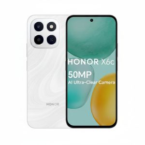 Honor X6c Smartphone 6GB RAM + 256GB Storage with 50MP AI Camera, 6.61-inch 120Hz Display, 35W Fast Charging & Dual SIM | White price in Qatar - PhoneCart