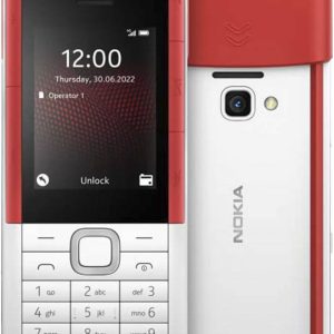 Nokia 5710 XA TA-1498 128MB/48MB Dual SIM Mobile phone, 4G Network, Feature Phone with Earbuds, MP3 Player, Wireless FM Radio, White-Red | B price in Qatar - PhoneCart
