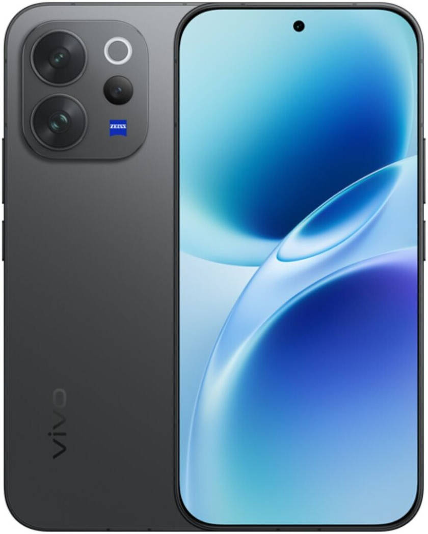 Vivo V70 5G Smartphone, Snapdragon 7 Gen 4, ZEISS Camera, 12GB RAM, 512GB, 120Hz AMOLED, 90W Fast Charge, Black | V70 price in Qatar - PhoneCart