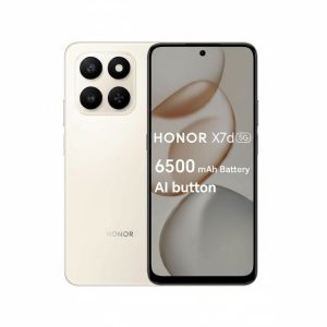 Honor X7d 5G Smartphone 8GB RAM + 256GB Storage with 108MP Camera, 6500mAh Battery & 6.77-inch 120Hz Display | Desert Gold price in Qatar - PhoneCart