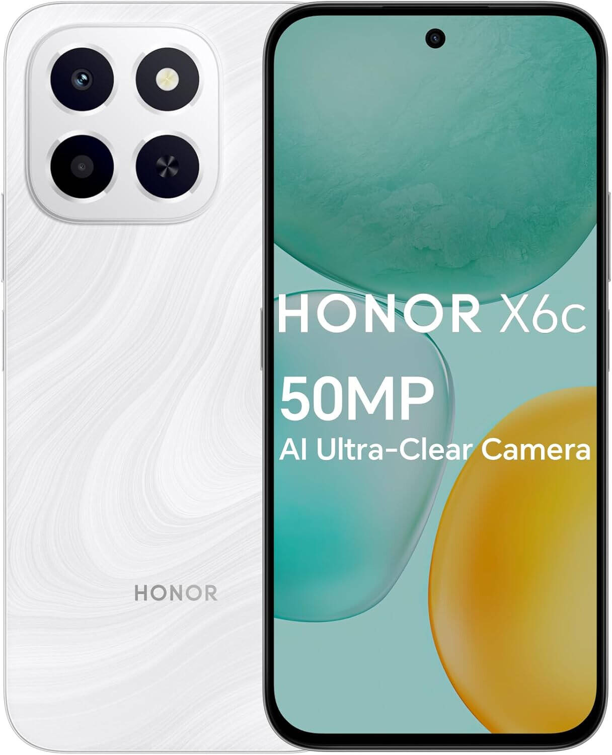 Honor X6c Smartphone, 6.61" TFT LCD 120Hz Display, MediaTek Helio G81 Ultra, 6GB RAM, 256GB ROM, ARM Mail G52 MC2, MagicOS 9.0, 5300mAh Batt price in Qatar - PhoneCart