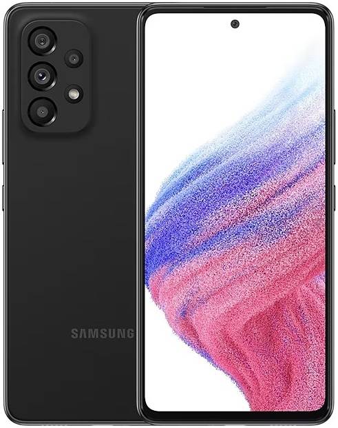 Samsung Galaxy A53 Dual SIM Mobile Phone, Super AMOLED Display, 8GB RAM, 256GB Internal Storage, 5G Network, 64/12/5/5 MP Camera, 5000 mAh B price in Qatar - PhoneCart