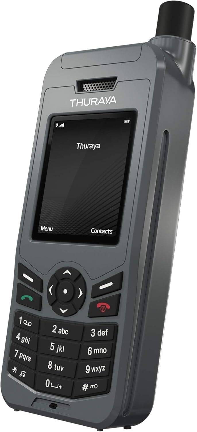 Thuraya XT-LITE Satellite Phone with Free Sim Card, Omni-Directional Walk-and-Talk Antenna, 6hr Talk/80hr Standby Battery, 1.8" High-Contras price in Qatar - PhoneCart