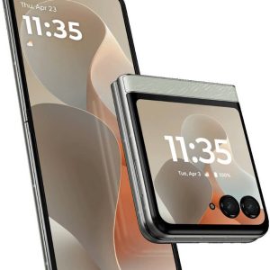 Motorola Razr 60 5G Mobile Phone, 6.9" FHD+ pOLED Foldable AMOLED Display, Mediatek Dimensity 7400X 4nm Chipset, 8GB RAM, 256GB ROM, Mali-G6 price in Qatar - PhoneCart