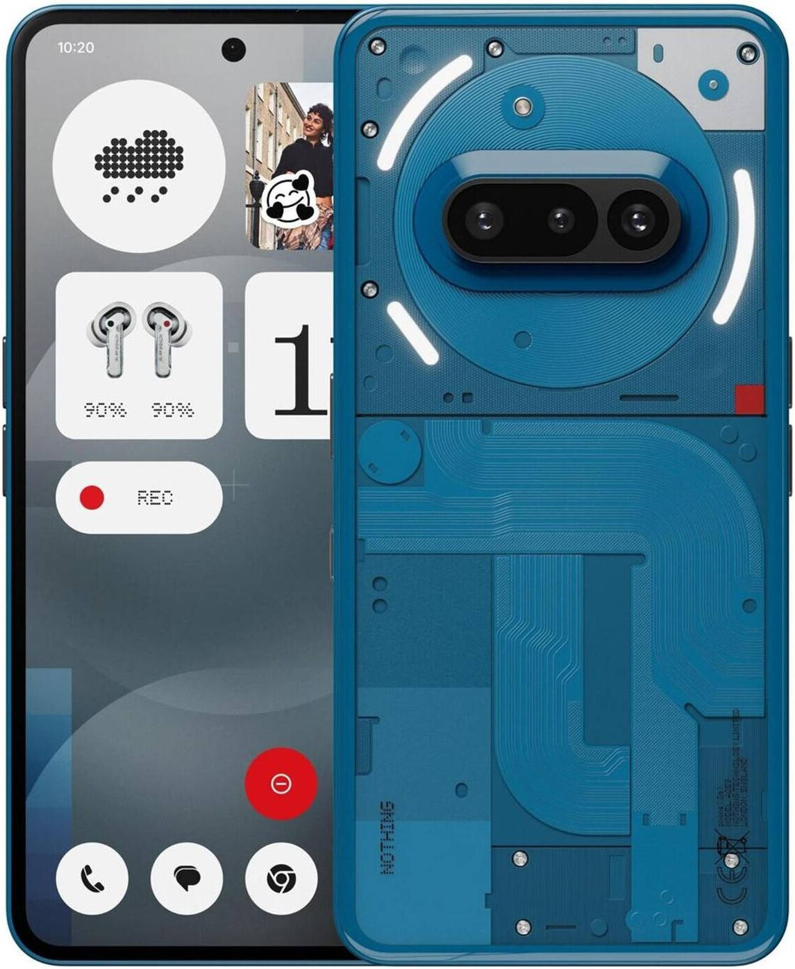 Nothing Phone (3a) 5G Mobile Phone, 6.77" FHD+ Flexible AMOLED Display, Snapdragon 7s Gen 3 Chipset, 12GB RAM, 256GB ROM, Adreno 710 GPU, No price in Qatar - PhoneCart